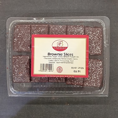 FIN. CHOC. BROWNIE SLICES