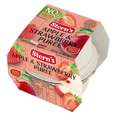 STERNS PUREE APPLE STRAW.