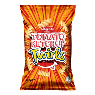 TWIRLS KETCHUP LRG.