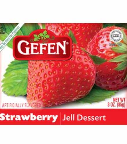 Jell Dessert - JELL DESSERT STRAWBERRY GEFEN 85g K/P 