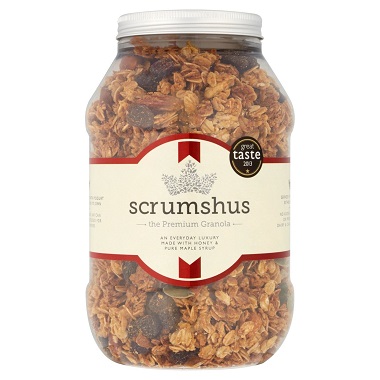 Scrumshus Granola Honey & Maple Syrup (500g)