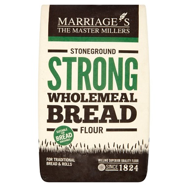 Flour - Marriage's Strong Organic Wholemeal Bread flour