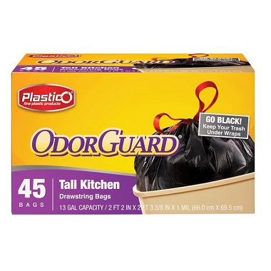 PLASTICO BLACK BAG 13 GAL