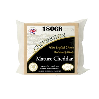 cheese - Chevington Kosher Mature Cheddar 180g k/p