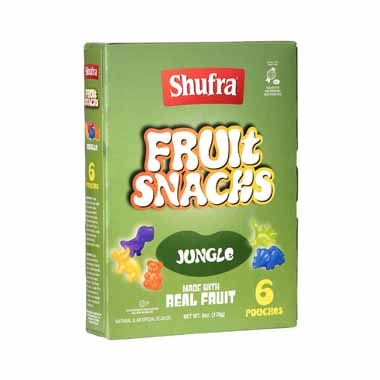 Shufra Fruit Snacks Jungle Fruit Snacks (6 ct)