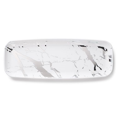 DECOR MARBLE OVAL TRAY