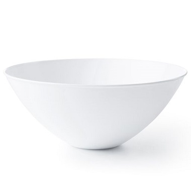 CURVE SAL/BOWL WHITE 58OZ