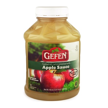 Sauce - Apple Sauce UNSWEETENED GEFEN 46OZ 1.304gk K/P