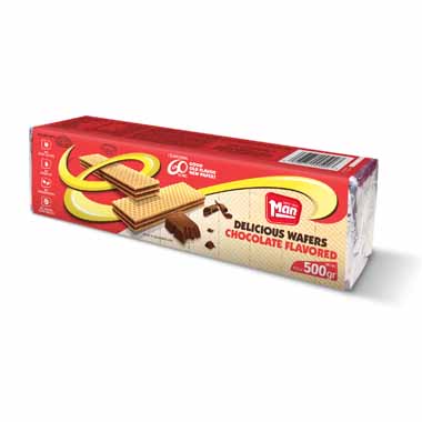 MAN CHOC. WAFER 500G BP