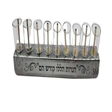 STRIP MENORAH GLASS CUP