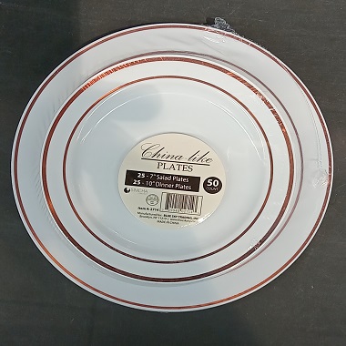 CHINA COMBO W/ROSE GOLD