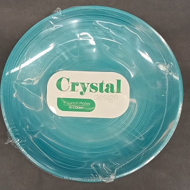 CRYSTAL AQUA PLATE \