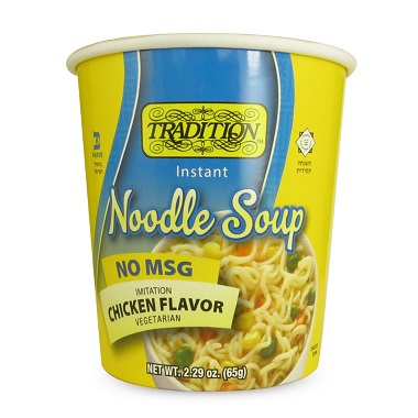 Tradition No Msg Chicken Flavored Instant Noodle Soup Cup