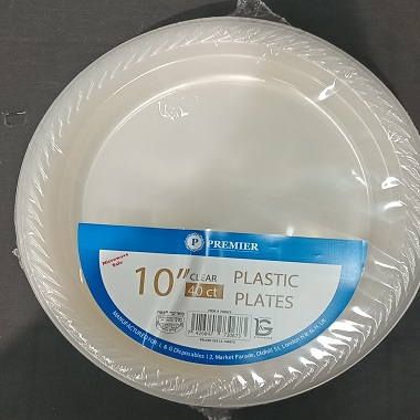 PREMIER CLEAR PLATE \