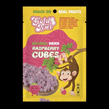 GOLD NUT RASPBERRY CUBES