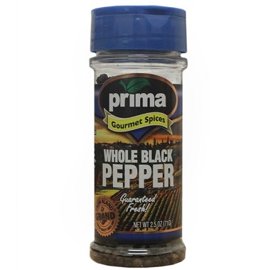PRIMA BLACK PEPPER WHOLE