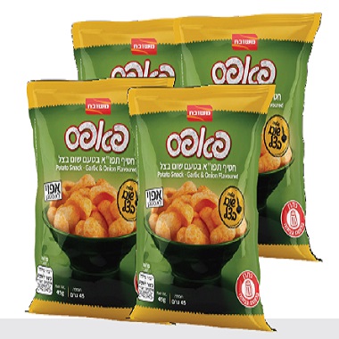 MESH. GARLIC PUFFS X4