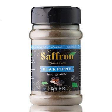 SAFFRON BLACK PEPPER FINE 5.6 OZ