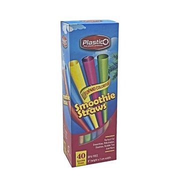 PLASTICO SMOOTHIE STRAW