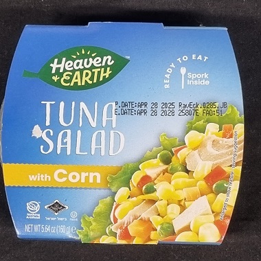 H/E TUNA SALAD CORN VEG.