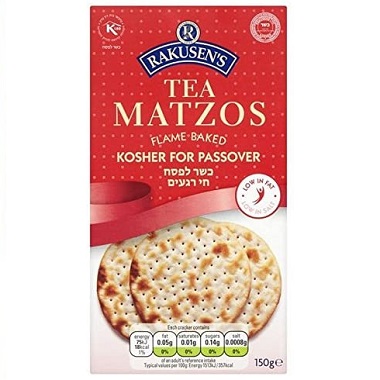 Rakusen's Tea Matzos 150g  k/p