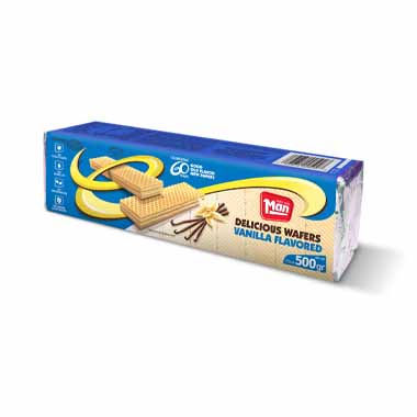 MAN VANILLA WAFER 500G