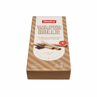 SHU. WAFER ROLLS CHOCOLATE