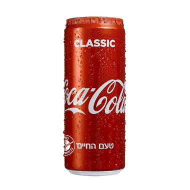 COLA CAN KOSHER 330ML K/P