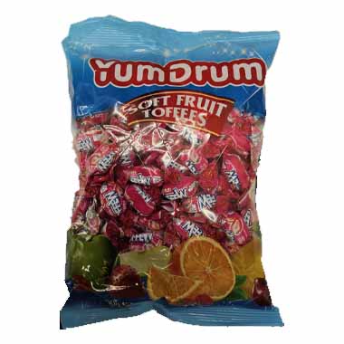 YUM. TOFFEEW STRAW. 600GR