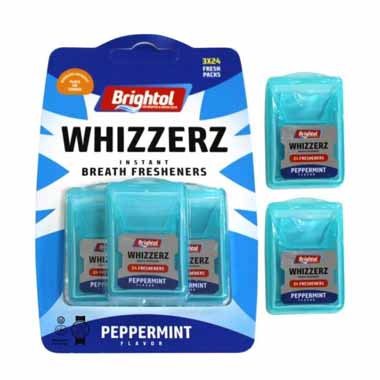 brightol Whizzerz Breath Fresheners Peppermint Flv (3pk)