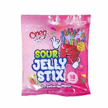 ONEG JELLY STIX STRAWBERRY X18