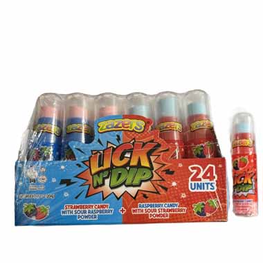 Zazers Lick 'n Dip candy 24 units
