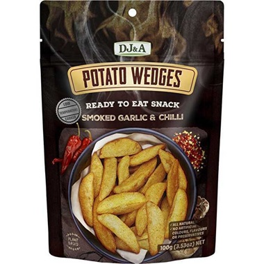 DJ&A POTATO WEDGES SMOKED GARLIC