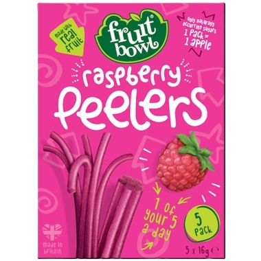 Fruit Bowl Raspberry Peelers 5X16g