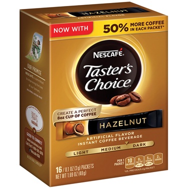 NES. SACHETS HAZELNUT