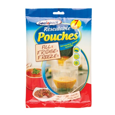 S/P RESEALABLE POUCHES X7