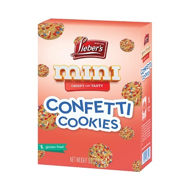 COOKIES -  LIEBER'S CONFETTI COOKIES K/P