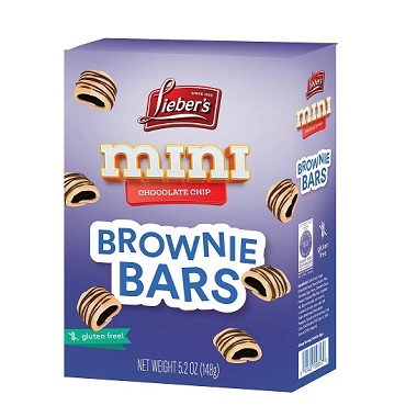 LIEBER'S BROWNIE BARS BOX 148GR