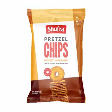 SHU. PRETZEL CHIPS HONEY MUSTARD
